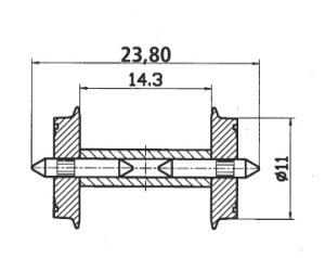   11mm 2 Roco  (40193)